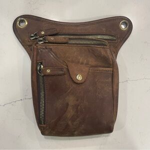 Genuine Leather Waist Pack Drop Leg
Bag for Men/Women